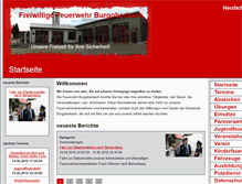 Tablet Screenshot of feuerwehr-burgoberbach.de